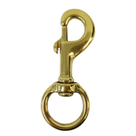 Global Flags Unlimited Metal Swivel Snaps 4.75" Brass 205321